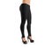 Woman wear black blank leggings mockup, isolated, clipping path