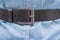 Woman wearing Fashion Leather Antique Jeans Belt with Metal Buckle.