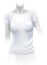 Woman white t-shirt template