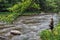 Woman on the Wilmington Flume Trail