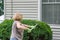 Woman Working Outdoors