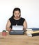 Woman Working Typewriter Office Workplace