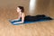 Woman yoga pose in bhanga Asana, Cobra Pose