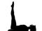 woman yoga Upward Extended Feet Pose - urdhva prasarita padasana