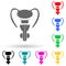 womb of a woman multi color style icon. Simple glyph, flat vector of human parts icons for ui and ux, website or mobile