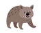 Wombat cute animal icon