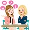 Women Boasting Gossiping