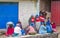 Women on Bolivia city street