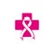 Women breast cancer logo