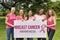 Women Breast Cancer Support Charity Concept