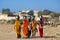 Women carrying water in Rajasthan