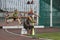 Women competitors at 3000m steeplechase