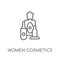 Women Cosmetics linear icon. Modern outline Women Cosmetics logo