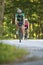 Women Cyclists Ride Hilly Road In North Georgia Mountains