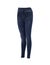 Women denim color leggings pants isolated