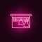 women department store outline icon. Elements of Mall Shopping center in neon style icons. Simple icon for websites, web design,