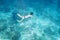 Women diving underwater in Andaman Sea