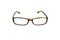 Women eyeglasses on white