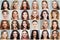 Women faces collage
