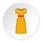 Women fancy dress icon, cartoon style