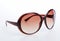 Women fashion brown sun glasses