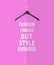 Women fashion dress made from quotes