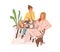 Women friends eating and talking at dining table. Happy relaxed girlfriends chatting at breakfast at home. Scene of