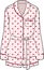 WOMEN AND GIRLS NIGHT WEAR HEART PATTERN BELTED PAJAMA SET