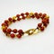 women gold bracelet natural gemstone beads