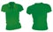 Women Green Polo Shirts Template