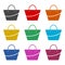 Women handbag icon, color icons set