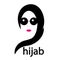Women hijab logo