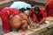 Women in hindu temple