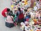 Women in the market in Urubamba in the Sacred Valley near Machu