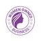 Women Owned Logo. Women Owned vector logo desig