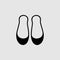 Women pair of shoes icon. Element of Theatre icon for mobile concept and web apps. Detailed Women pair of shoes icon can be used