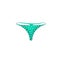 Women panties in turquoise design with hearts