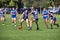Women playing Australian Rules Football (WAFL