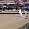 Women playing bowls in the outback