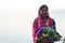 Women In Pond Water on Chhath Puja