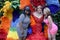 Women Pose with Drag Queen at Gay Pride Parade