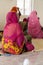 Women praying in protestant church