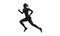 Women runner illustration vector design