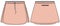 Women running mini skirt jersey design flat sketch fashion Illustration for girls and Ladies, Tennis skirt concept with front and