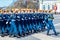 Women`s army, rehearsal parade in St. Petersburg, 2018 may Russia