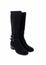 Women`s Black Leather Suede Boots  1