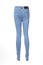 Women`s blue jeans, ghostly mannequin