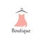 Women's Clothing Logo Template with Simple Style