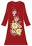 Women`s clothing: Oriental poppy flowers