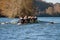 Women\'s College Crew Team Rows Along Atlanta River